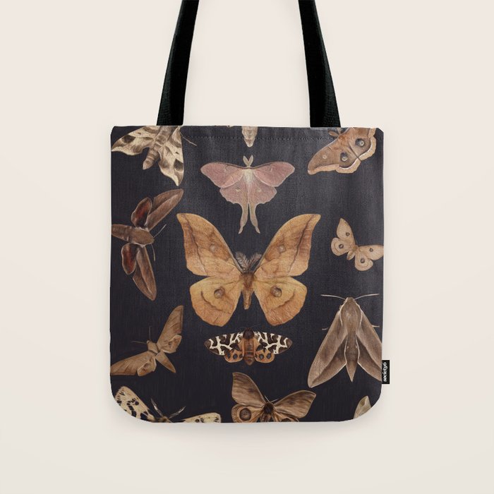 Night butterflies 2 Tote Bag Gallery Image 1