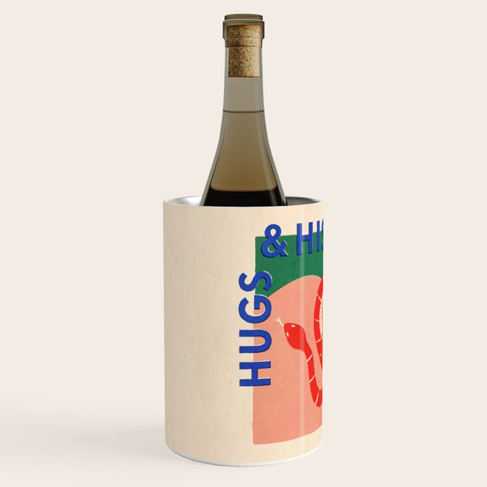 Vintage Snake, Retro Illustration And Typography  Wine Chiller Gallery Image 2