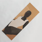 Minimal Abstract Art Sunset Girl 4 Yoga Mat Gallery Image 1