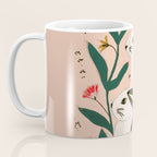 Hares Among Flowers Coffee Mug Gallery Image 3