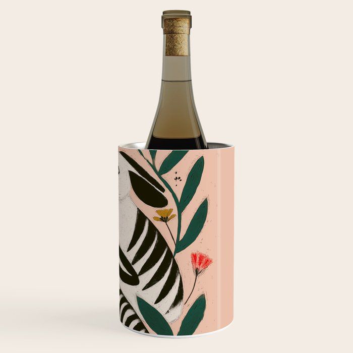 Hares Among Flowers Wine Chiller Gallery Image 3