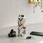 Hares Among Flowers Water Bottle Gallery Image 4