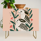 Hares Among Flowers Credenza Gallery Image 1