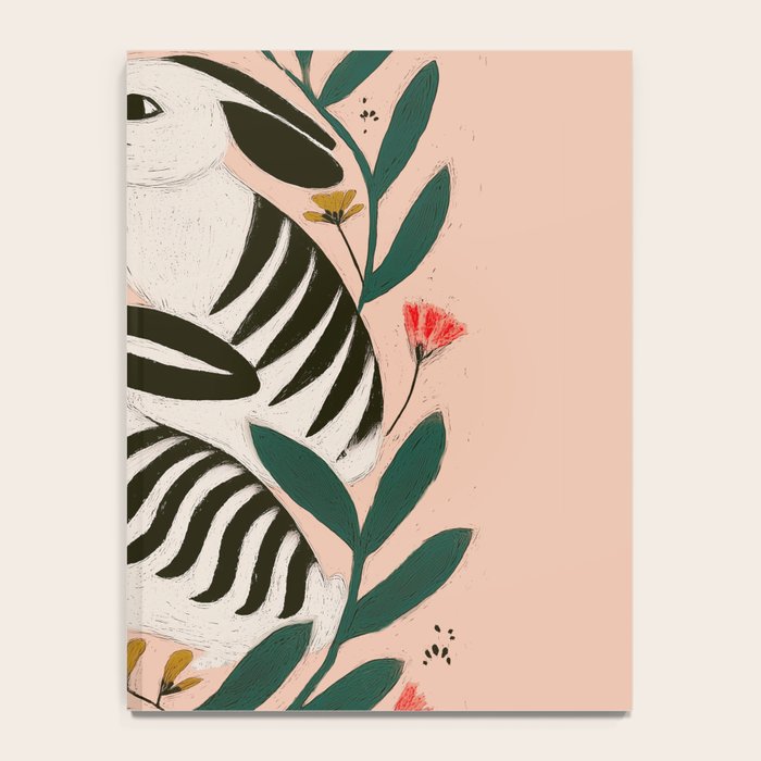Hares Among Flowers Notebook Gallery Image 4