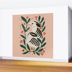 Hares Among Flowers Wall Mural Gallery Image 2