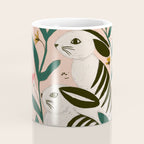 Hares Among Flowers Coffee Mug Gallery Image 4