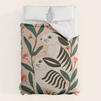 Hares Among Flowers Comforter Gallery Image 6