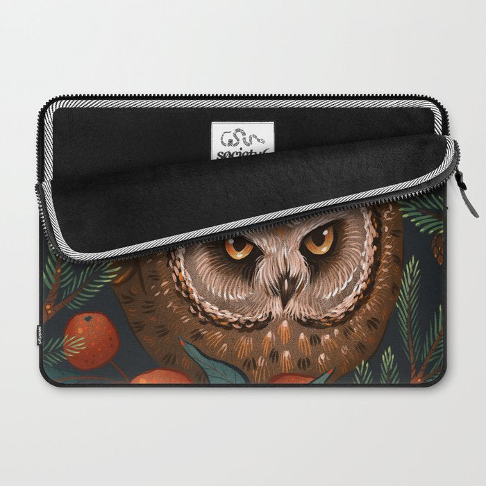 Rockefeller Owl Laptop Sleeve Gallery Image 2