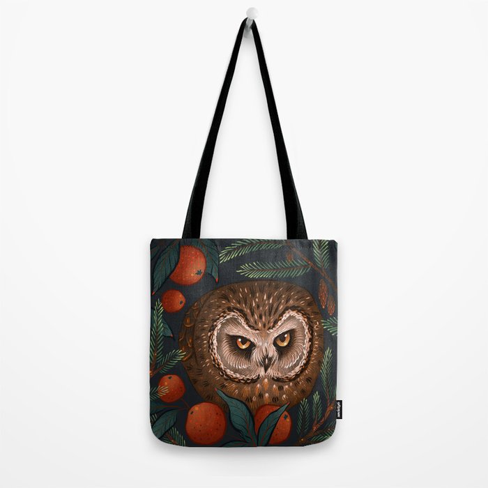 Rockefeller Owl Tote Bag Gallery Image 2