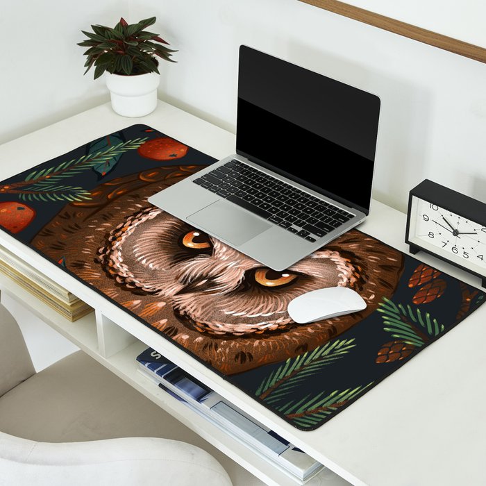 Rockefeller Owl Desk Mat Gallery Image 2