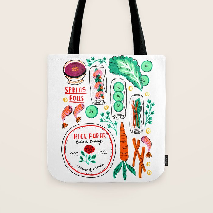 Vietnamese Spring Rolls Tote Bag Gallery Image 1
