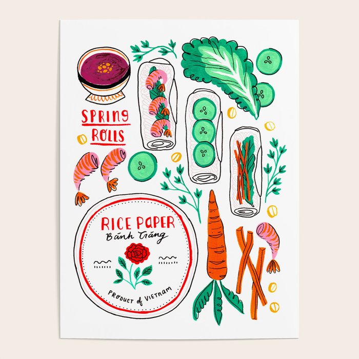 Vietnamese Spring Rolls Poster Gallery Image 4