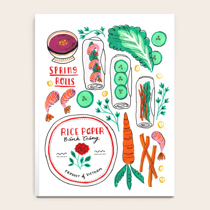 Vietnamese Spring Rolls Notebook Gallery Image 4