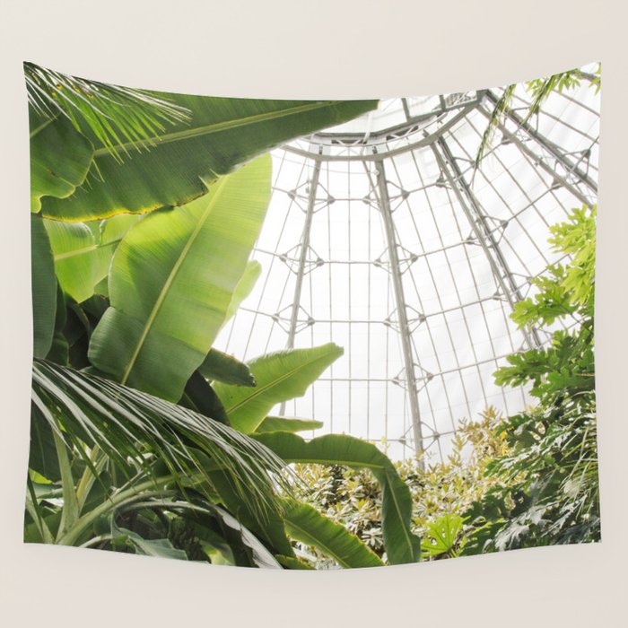 Tropical Greenhouse #1 Wall Tapestry Gallery Image 4