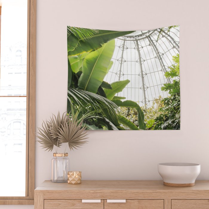 Tropical Greenhouse #1 Wall Tapestry Gallery Image 2