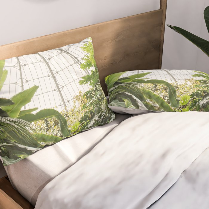 Tropical Greenhouse #1 Pillow Sham Gallery Image 2