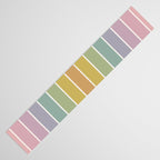 Gradient Arch XXI Tropical Mid Century Modern Rainbow Table Runner Gallery Image 3