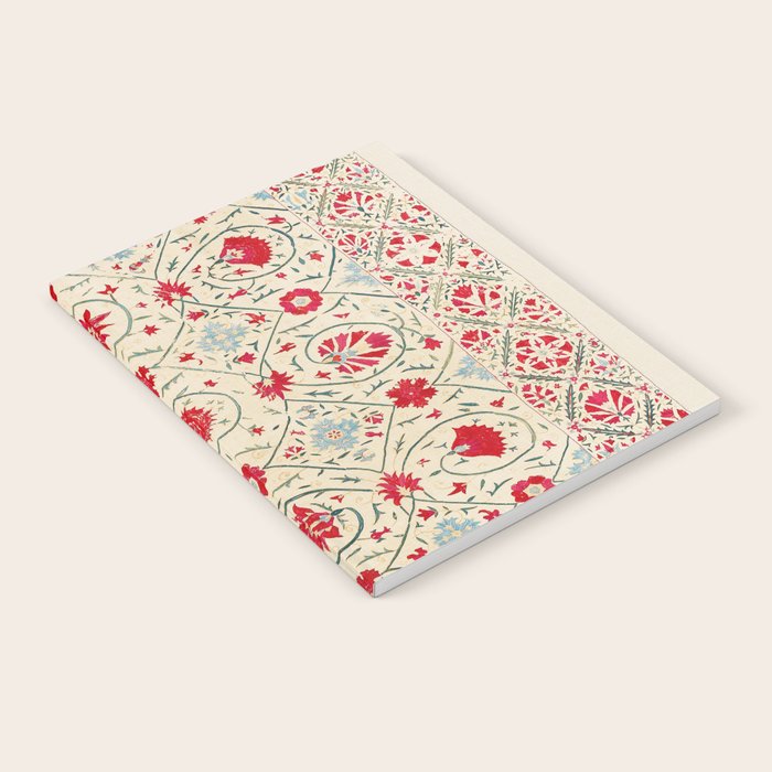 Nurata Suzani Uzbekistan Embroidery Print Notebook Gallery Image 2