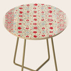 Nurata Suzani Uzbekistan Embroidery Print Side Table Gallery Image 2
