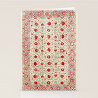 Nurata Suzani Uzbekistan Embroidery Print Stationery Card Gallery Image 2