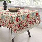 Nurata Suzani Uzbekistan Embroidery Print Tablecloth Gallery Image 3