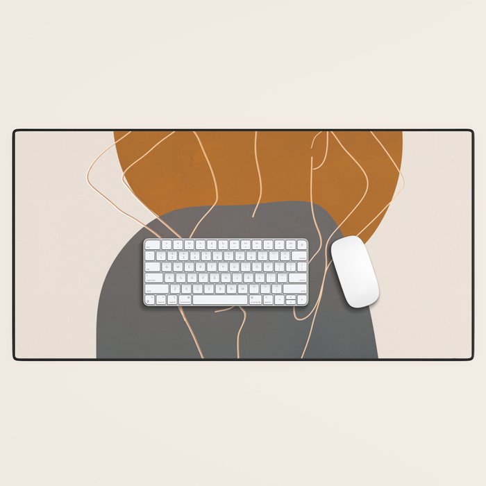Line Female Figure 82 Desk Mat Gallery Image 1