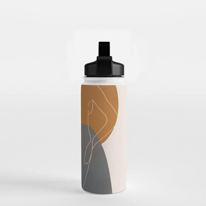 Line Female Figure 82 Water Bottle Gallery Image 2