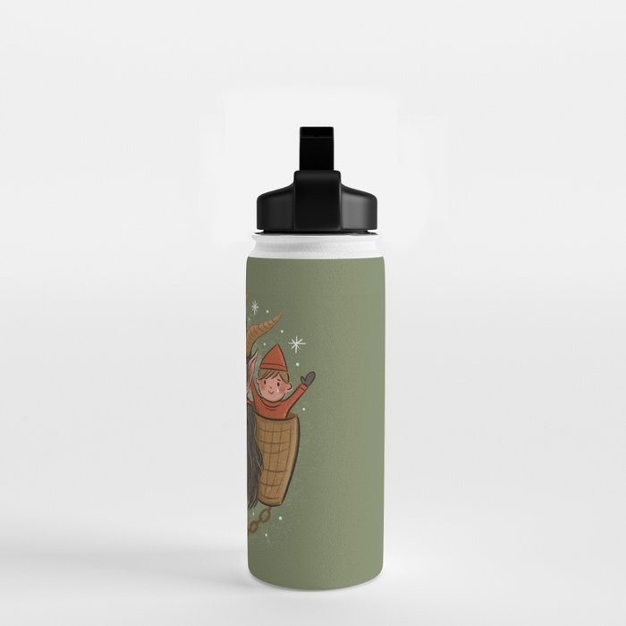 Merry Krampus Water Bottle Gallery Image 2