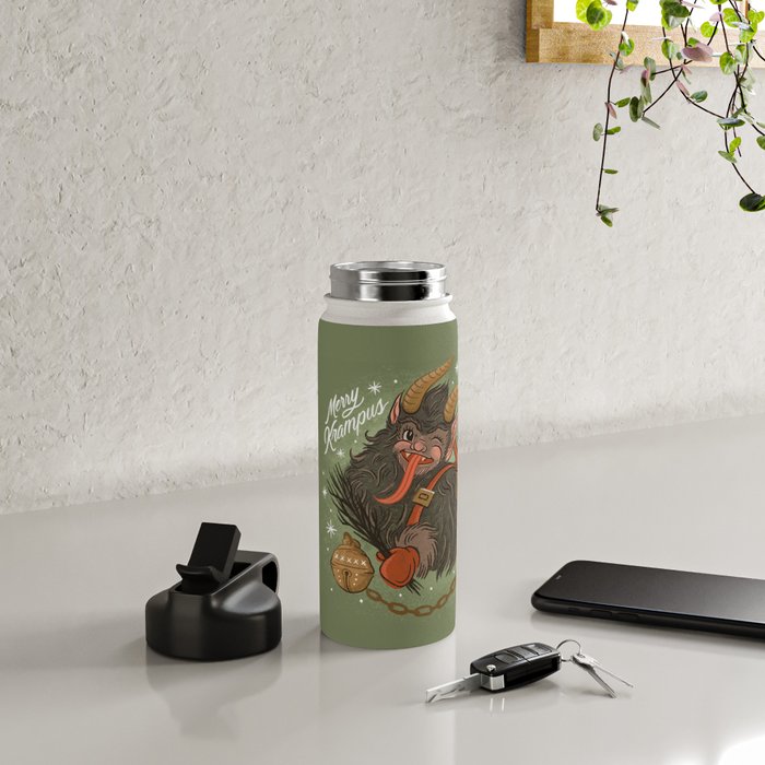 Merry Krampus Water Bottle Gallery Image 4