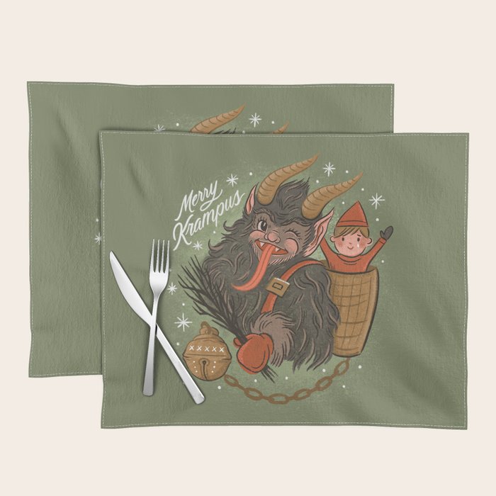 Merry Krampus Placemat Gallery Image 1