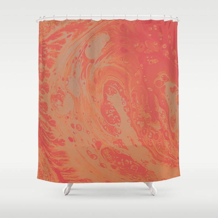 Orange Dream Shower Curtain Gallery Image 1