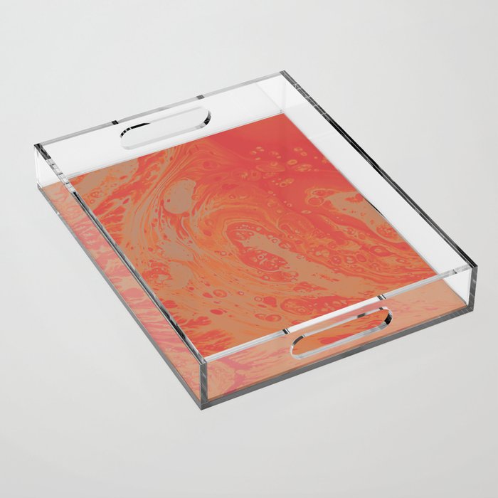 Orange Dream Acrylic Tray Gallery Image 1