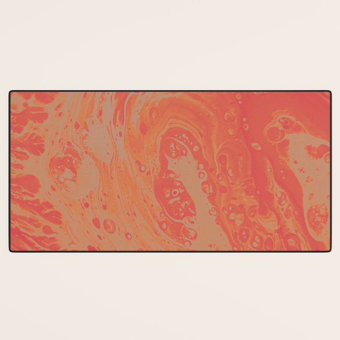Orange Dream Desk Mat Gallery Image 3