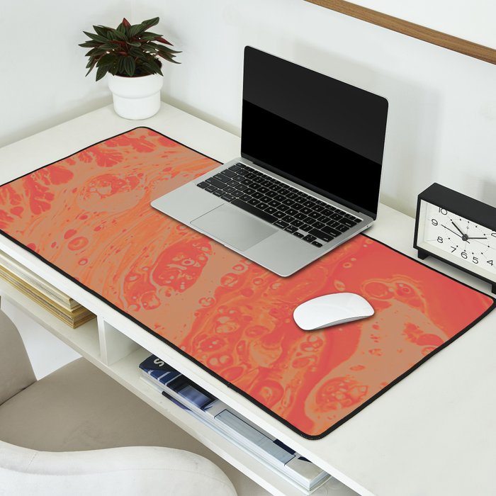Orange Dream Desk Mat Gallery Image 2