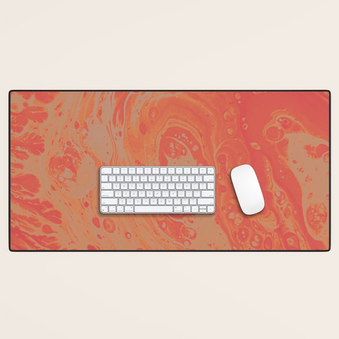 Orange Dream Desk Mat Gallery Image 1