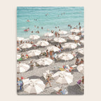 Amalfi Coast Beach Umbrella Photo | Italian Summer In Pastel Colors Art Print | Italy, Europe Travel Photography Notebook Gallery Image 4