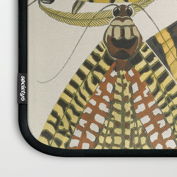 Moth Print by E.A. Seguy, 1925 #5 Laptop Sleeve Gallery Image 3