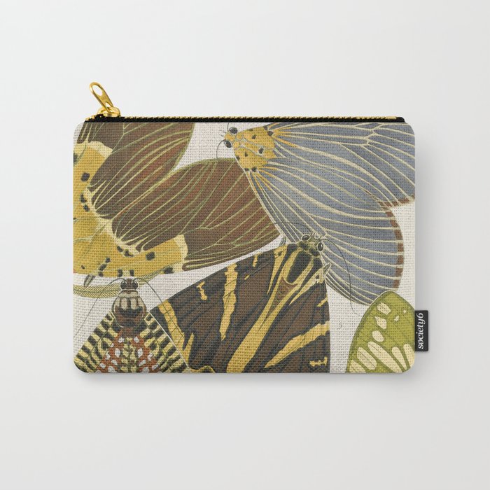 Moth Print by E.A. Seguy, 1925 #5 Carry All Pouch Gallery Image 1