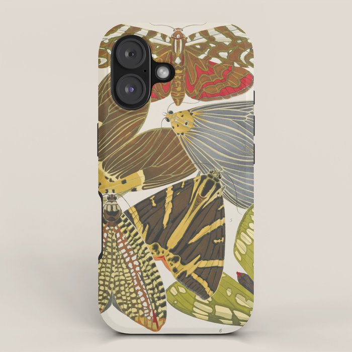 Moth Print by E.A. Seguy, 1925 #5 iPhone Case Gallery Image 1