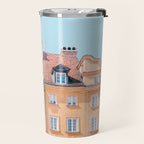 Warsaw Pastels - Poland Architecture, Travel Photography Travel Mug Gallery Image 2