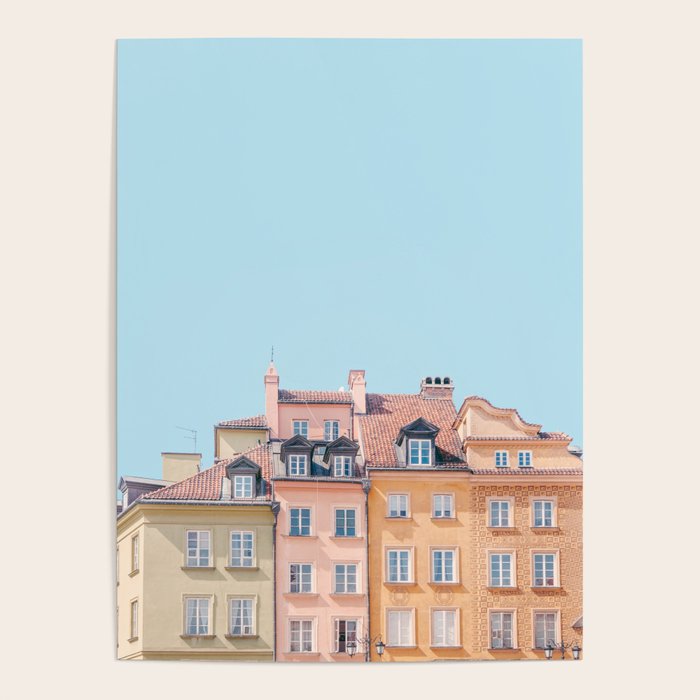 Warsaw Pastels - Poland Architecture, Travel Photography Poster Gallery Image 4