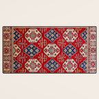 Red Forest Path Desk Mat Gallery Image 3