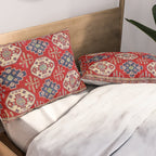 Red Forest Path Pillow Sham Gallery Image 2