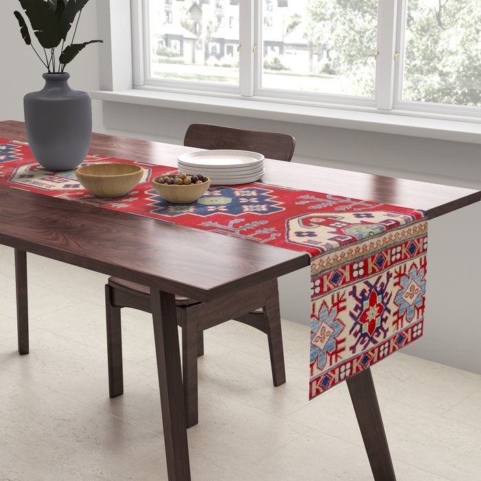 Red Forest Path Table Runner Gallery Image 2