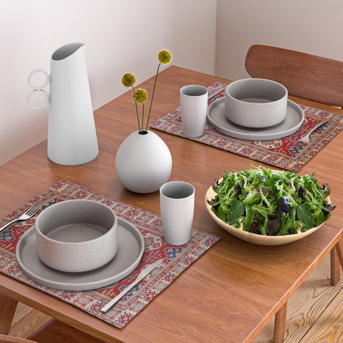 Red Forest Path Placemat Gallery Image 2