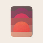 Abstraction_SUNSET_RED_BOHEMIAN_POP_ART_Minimalism_0124A Bath Mat Gallery Image 1