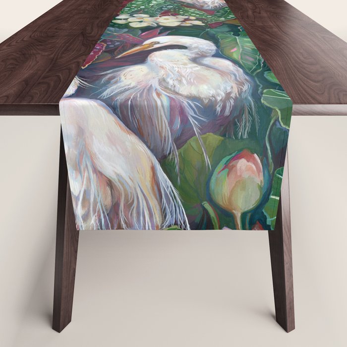 Begonia Egret  Table Runner Gallery Image 1