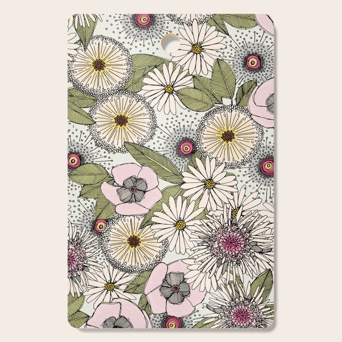 Australian garden chalk Cutting Board Gallery Image 1