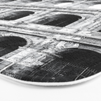 Colosseum Rome Black and White Bath Mat Gallery Image 3