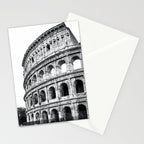Colosseum Rome Black and White Stationery Card Gallery Image 2